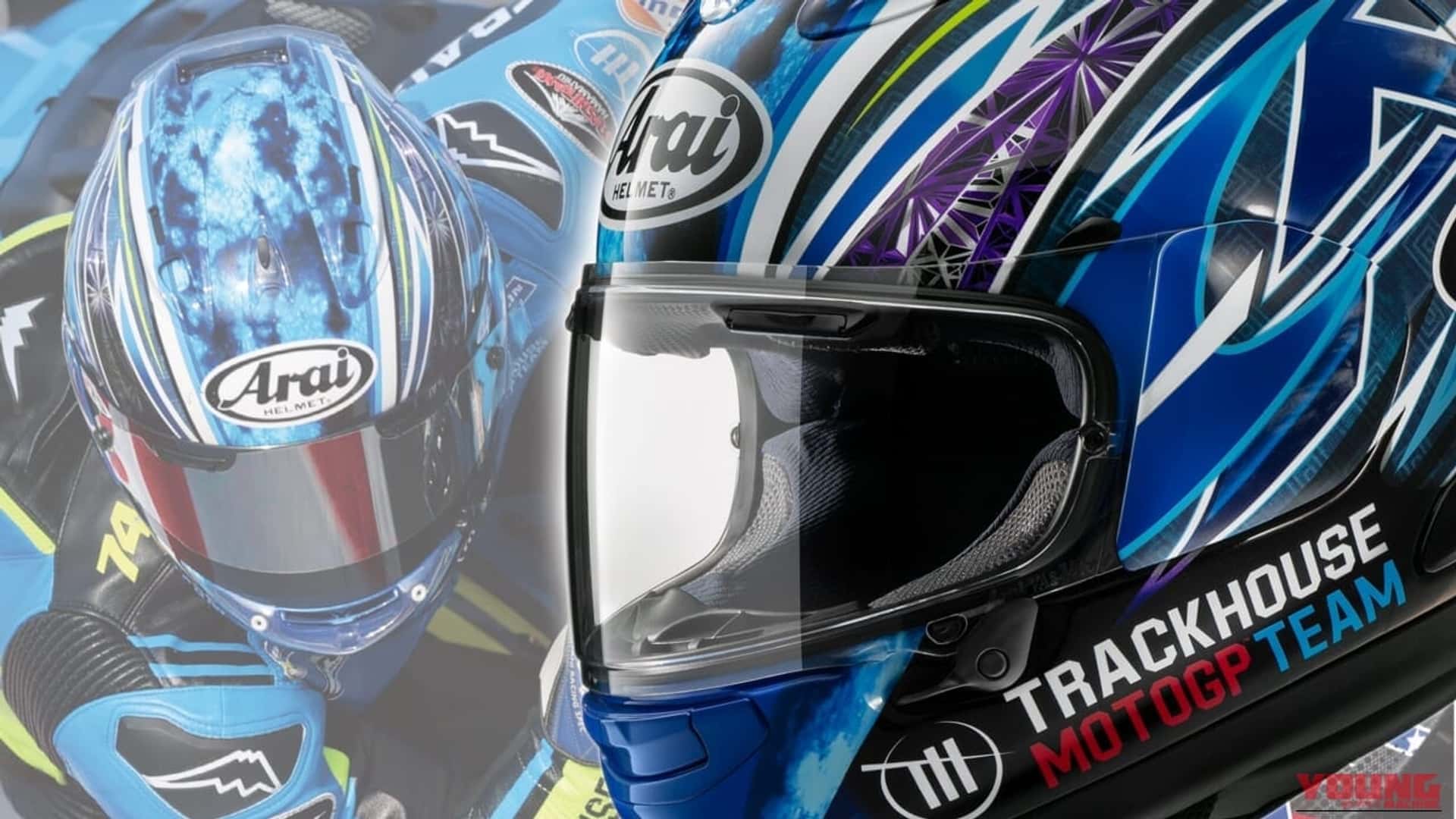 Arai Launches Limited-Edition Ai Ogura Trackhouse Replica Helmet